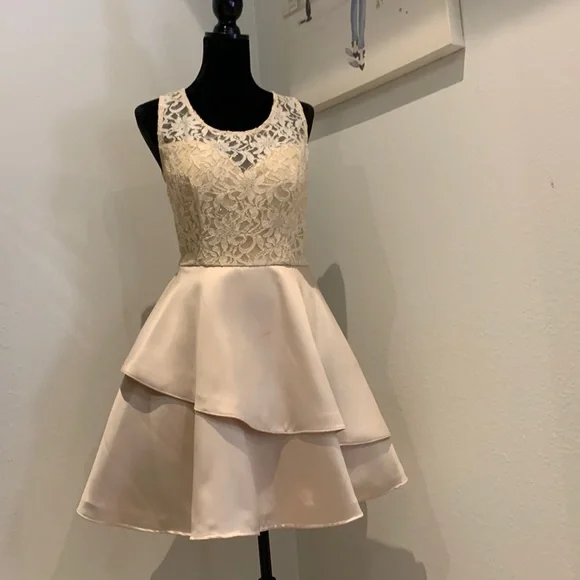 Dresses | Champagne Dama Dress | Poshmark